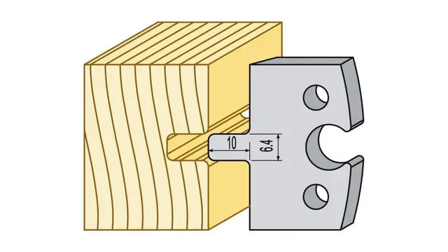 Not og fjær avrundet 6,0mm 