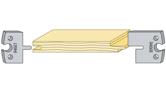 Skyggepanel rett kant Norsk Standard 