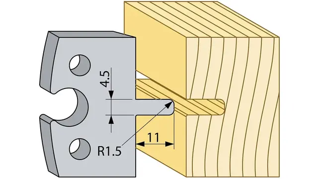 Vekselpanel rett kant Norsk Standard 