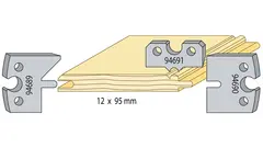 Perlepanel 12x95mm