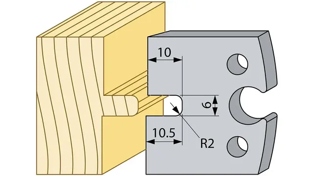 Glattpanel med underhøvling 21mm 