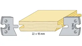 Faspanel 22x95mm