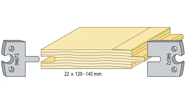 Glattpanel ru framside 22mm 