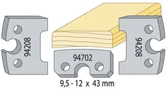 Glattlist 43mm til d&#248;r og vindu