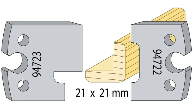 Hjørnelist 21mm 