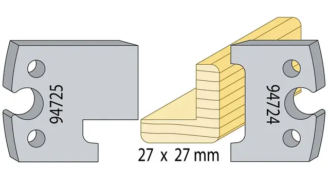 Hjørnelist 27mm 