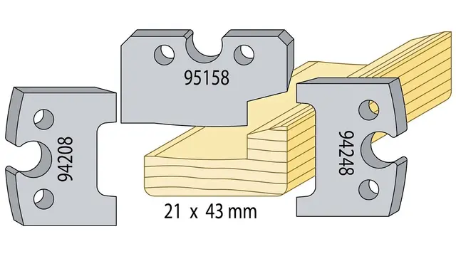 Utforingslist 21x43mm 