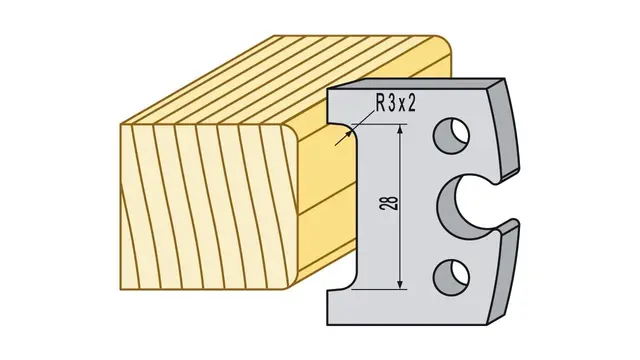 Utforingslist 21x43mm 