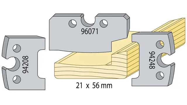 Utforingslist 21x56mm 