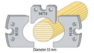 Rundstokk 33mm