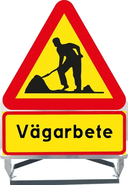 Varselskilt fluoriserende-Valgfri tekst | Skogsutstyr | Norlog AS