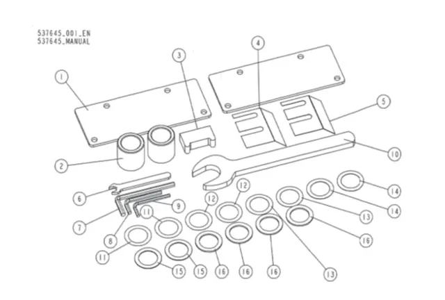 Wood-Mizer Pressplate 0,5mm MP260 pos 5 