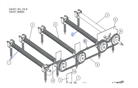 Wood-Mizer matevals glatt MP260 pos.3