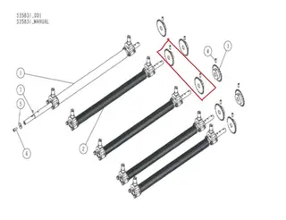 Wood-Mizer Kjede 1/2&quot; 59 + halvledd MP360, 0,762m