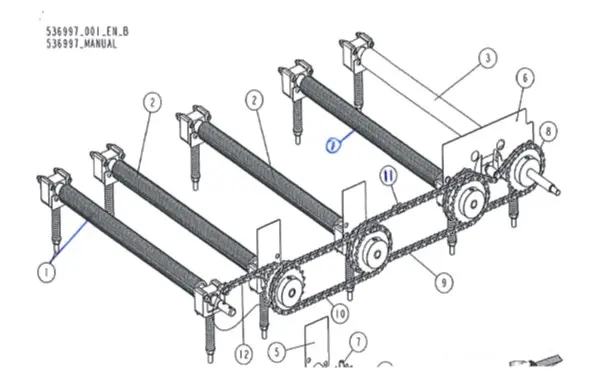 Wood-Mizer Kjede 1/2" 57 0,7239m MP260 pos 9 