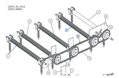 Wood-Mizer Kjede 1/2&quot; 51 0,6477m MP260 pos.10