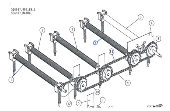 Wood-Mizer Kjede 1/2" 51 0,6477m MP260 pos.10 