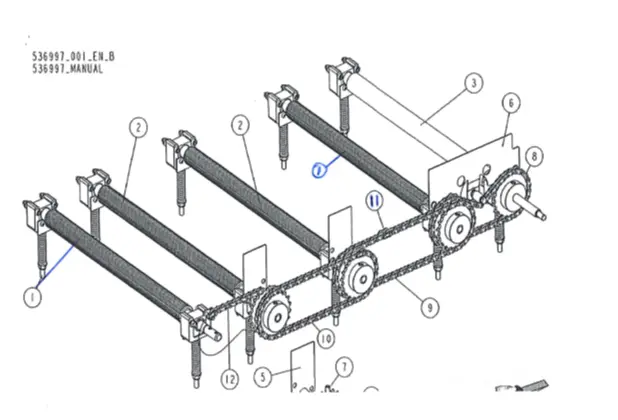 Wood-Mizer Matevals stål MP260 pos.2 