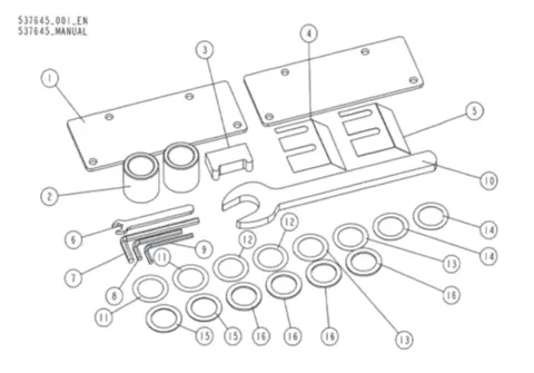 Wood-Mizer pressplate 0,3mm MP260 pos 4