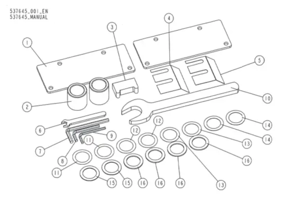 Wood-Mizer pressplate 0,3mm MP260 pos 4 