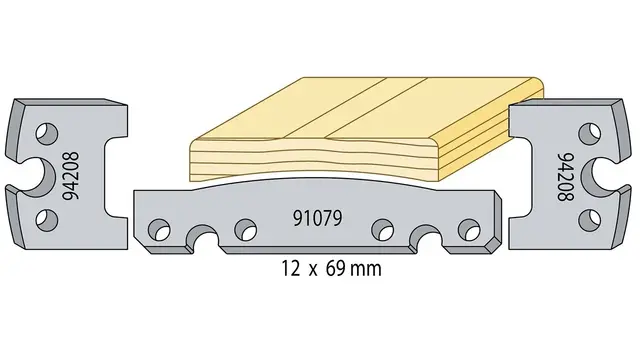 Kutterstål 91079HSS 