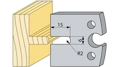 Kutterst&#229;l 94672 HSS Sponet Ytterpanel 22mm