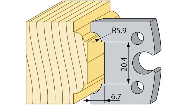 Kutterstål 94768 HSS 