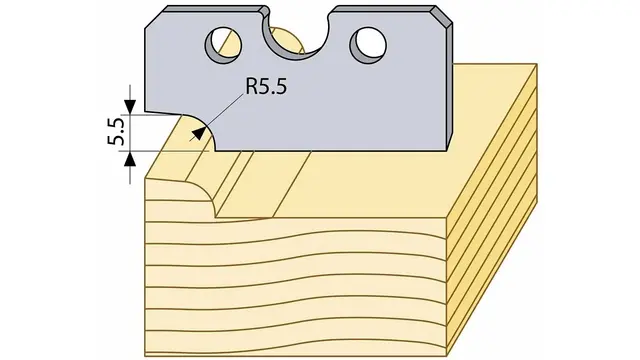 Kutterstål 95143 HSS Rustikkpanel | Høvelstål | Norlog AS