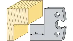 Kutterst&#229;l 954764 5,5mm, 18mm utstikk til dobbelfals