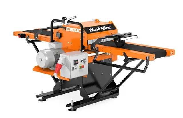 Wood-Mizer EG100 Kantverk, 2 blad 7,5 kW elmotor, 0-14m/min 