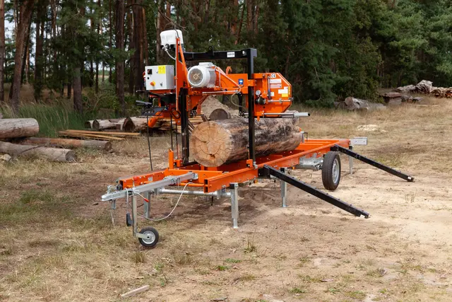 Wood-Mizer LT15 Start Båndsagbruk Mobil 7,5kW elmotor, MG 