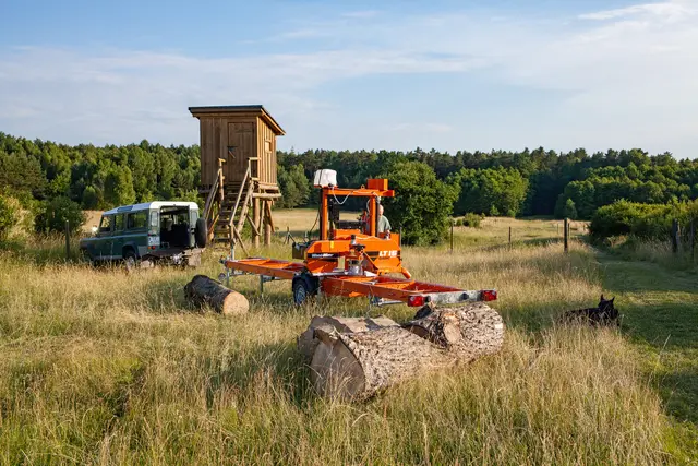 Wood-Mizer LT15 Classic Båndsagbruk 19 Hk bensinmotor el start 