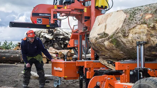 Wood-Mizer LT40 Båndsagbruk 33Hk dieselmotor, 5m kuttlengde 