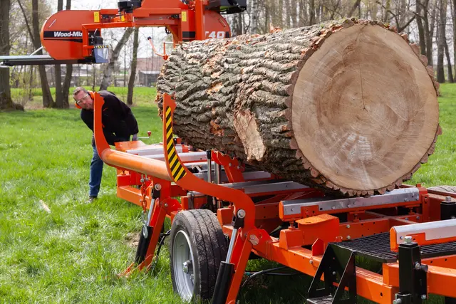 Wood-Mizer LT40 Wide Båndsagbruk 11kW elmotor, 4,8m kuttlengde 