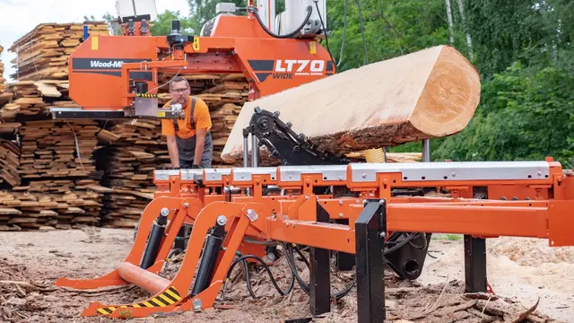 Wood-Mizer LT70 Båndsagbruk 15kW elmotor, 4,8m kuttlengde 