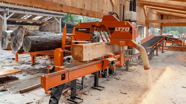 Wood-Mizer LT70 Båndsagbruk 15kW elmotor, 4,8m kuttlengde 