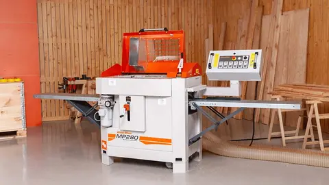 Wood-Mizer MP280 PRO 3-15m/min inkludert inn- og utmatinigsbord 1,2m